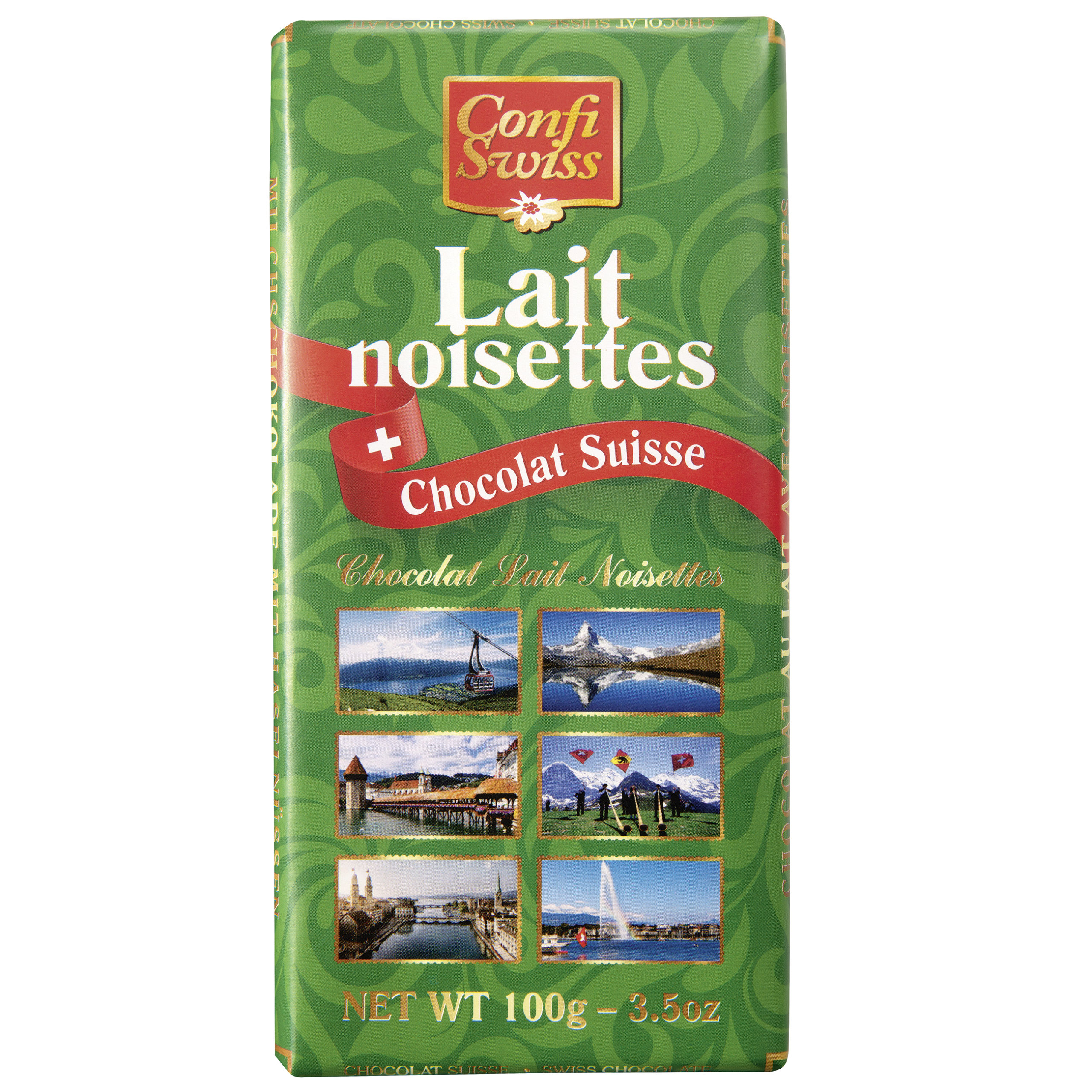 Confiswiss Lait Noisettes 100g