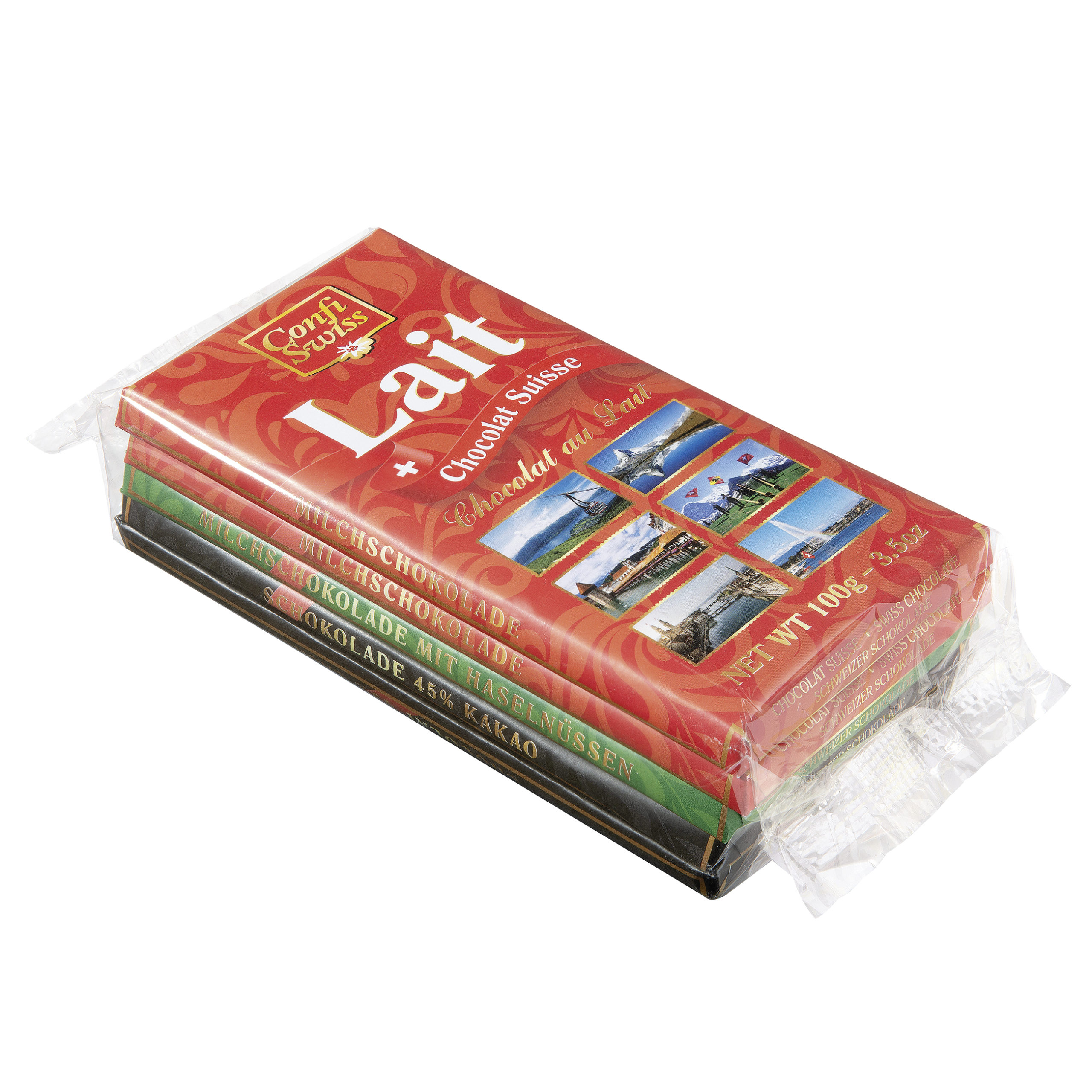 Multipack Confiswiss de 5 tablettes