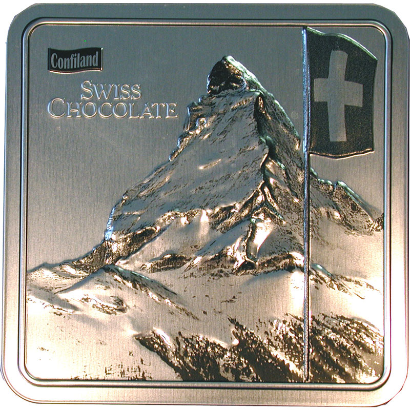 Boîte métal CH, Cervin, Lucerne ou Genève (visuel 2)