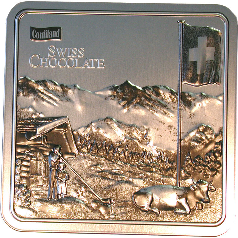 Boîte métal CH, Cervin, Lucerne ou Genève (visuel 1)