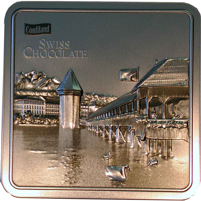 Boîte métal CH, Cervin, Lucerne ou Genève (visuel 3)